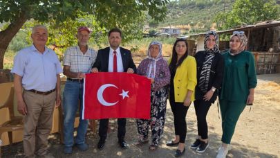 Tire AK Parti'den şehit ailesine anlamlı ziyaret