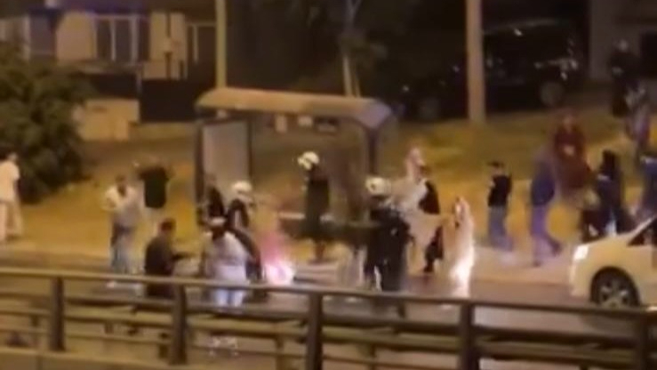 Düğün sonrası meydan muharebesi gibi kavga