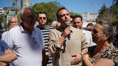 CHP Bornova’da ‘baba evi’ nöbeti