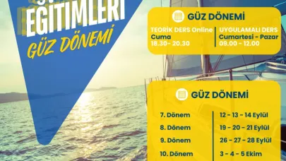 Yetişkin grubu yelken eğitimleri İzmir Marina’da devam ediyor