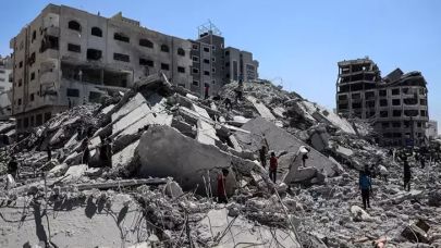 İsrail’den Gazze’deki 360 noktaya saldırı