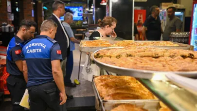 Bornova’da fırınlara sabaha karşı denetim