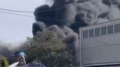 İzmir'de lastik tamircisinde yangın kontrol altında