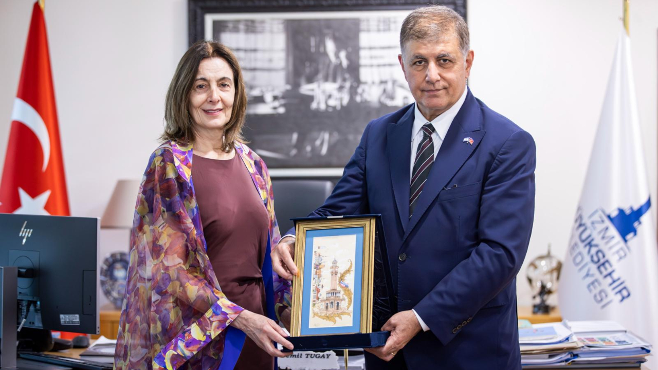 Arjantin Başkonsolosu Vivas’tan Başkan Tugay’a ziyaret