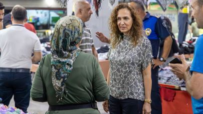 Başkan Ünsal’dan pazar yeri ziyareti