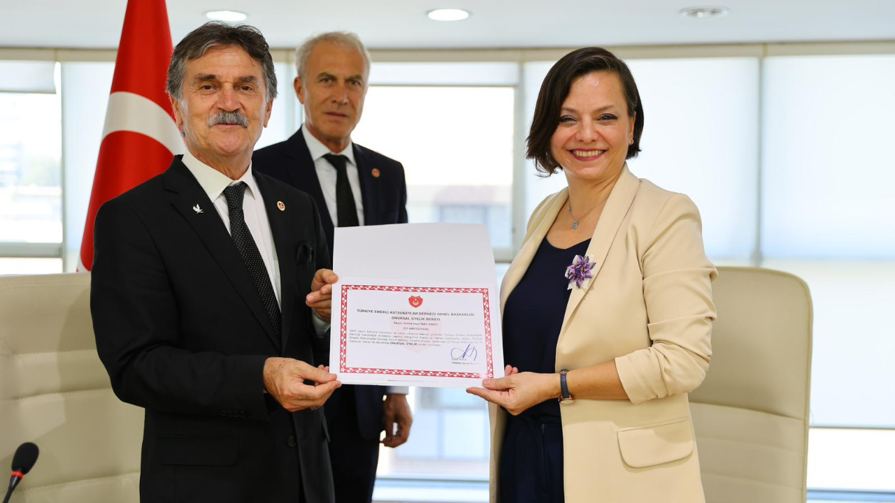 TEMAD’dan Başkan Helil Kınay’a Onursal Üyelik Beratı