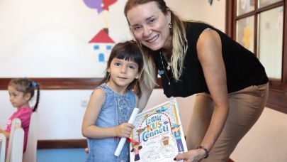 Başkan Mutlu, Oyun Evi’nin minikleriyle buluştu