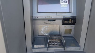 Çalıntı 60 kartla ATM’yi boşaltacaktı, başaramayınca cihaza zarar verdi