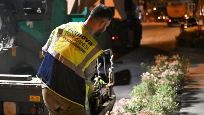 Mustafa Kemal Caddesi’nde gece mesaisi