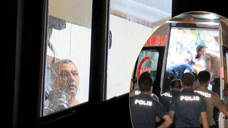 Canını kurtarmak için camdan atladı
