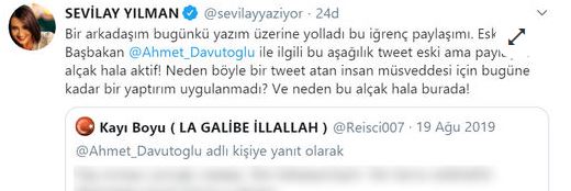 Davutoğlu'na yönelik çirkin ifadelere tepki