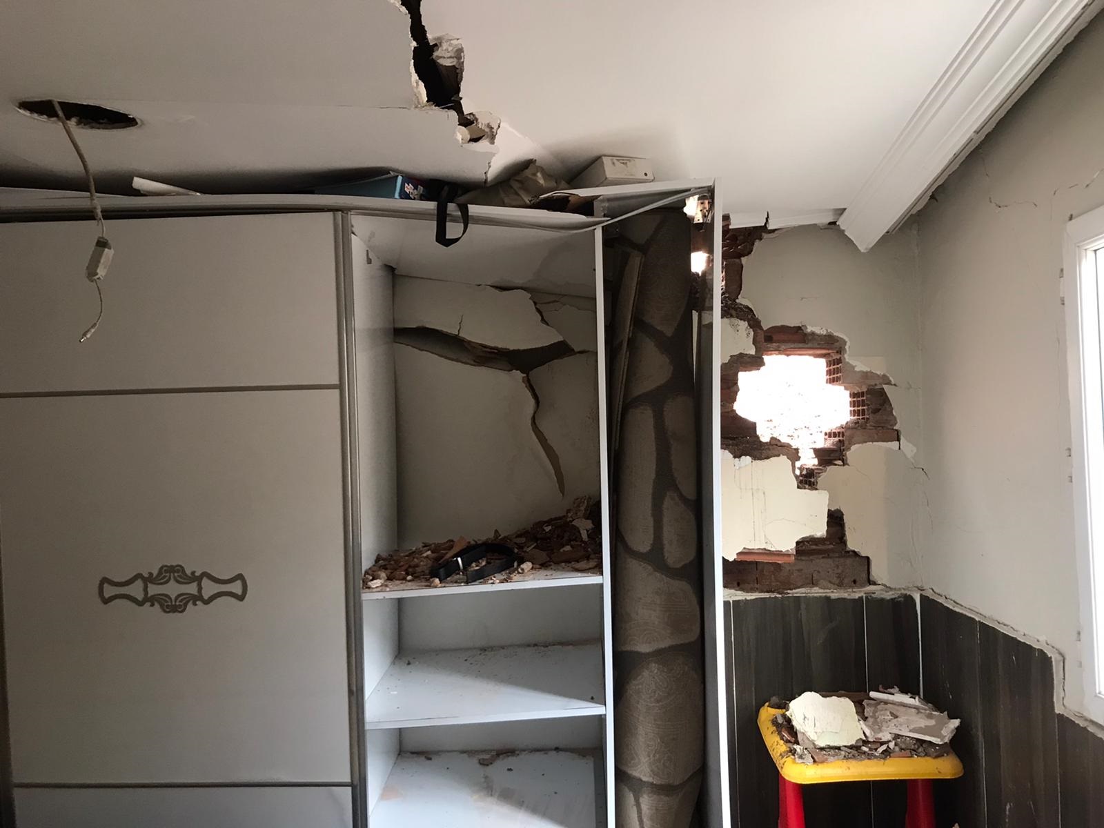 ÇİĞLİ'DE 33 EV YIKILMA TEHLİKESİ ALTINDA