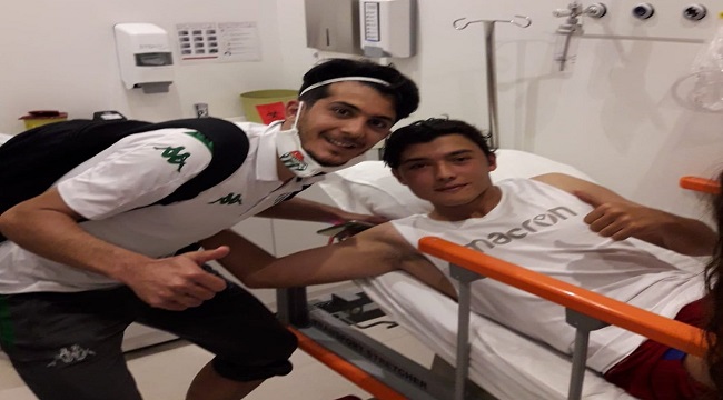 BATUHAN’A FUTBOL CAMİASINDAN DESTEK