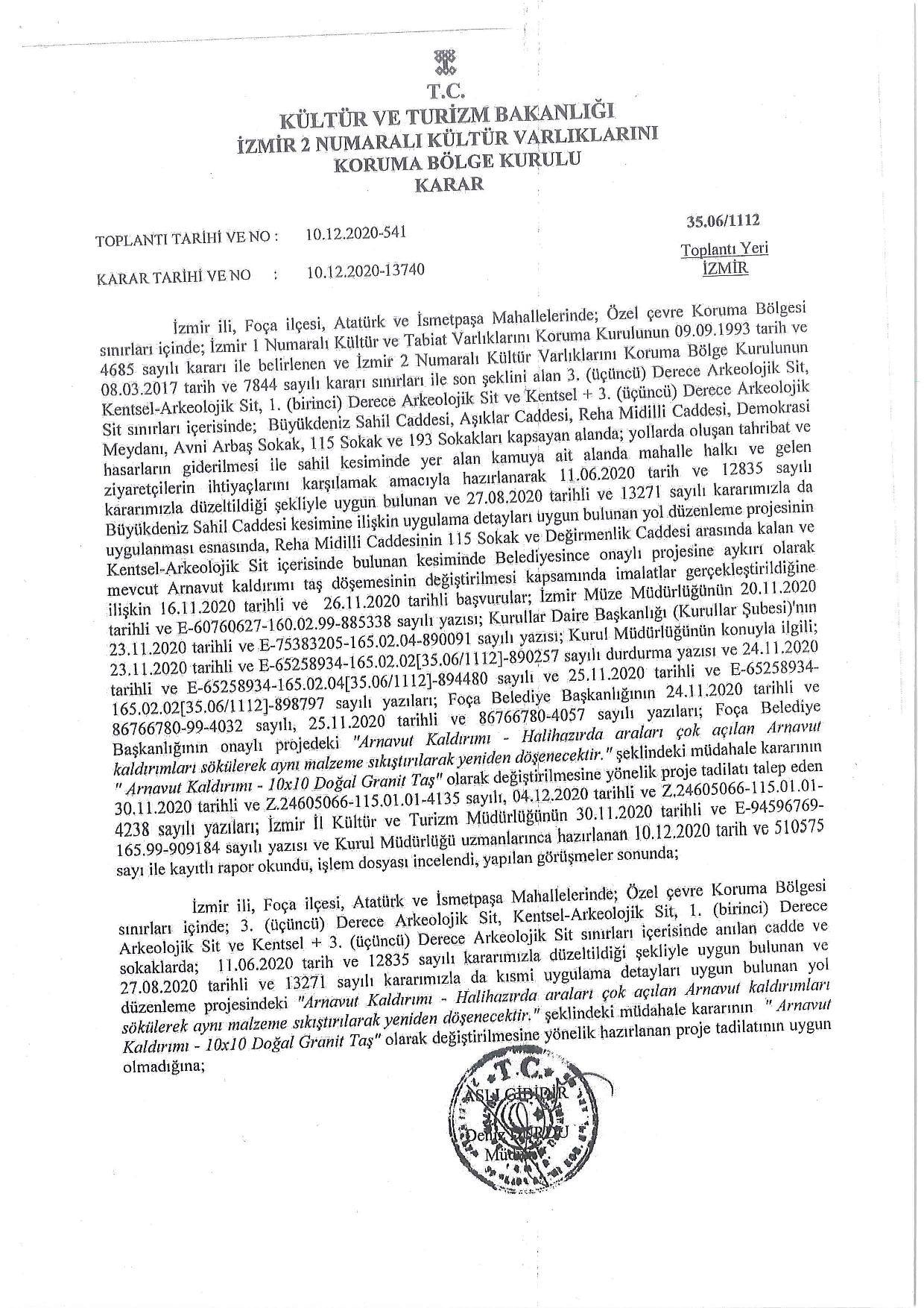 KARATAŞ'LAR İÇİN KARAR VERİLDİ