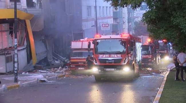 İstanbul Bahçelievler'de patlama meydana geldi