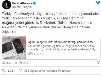 Bakan Albayrak devreye girdi