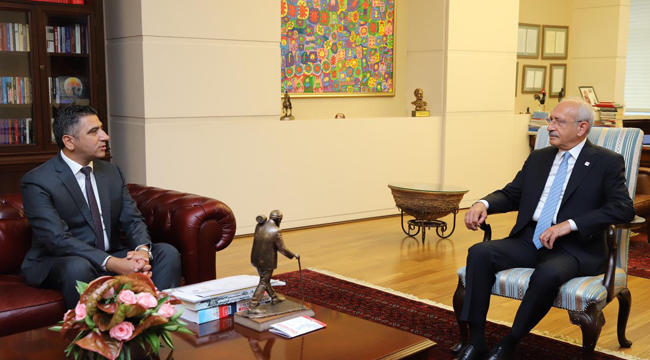 BAŞKAN KAYALAR KILIÇDAROĞLU’NU ZİYARET ETTİ