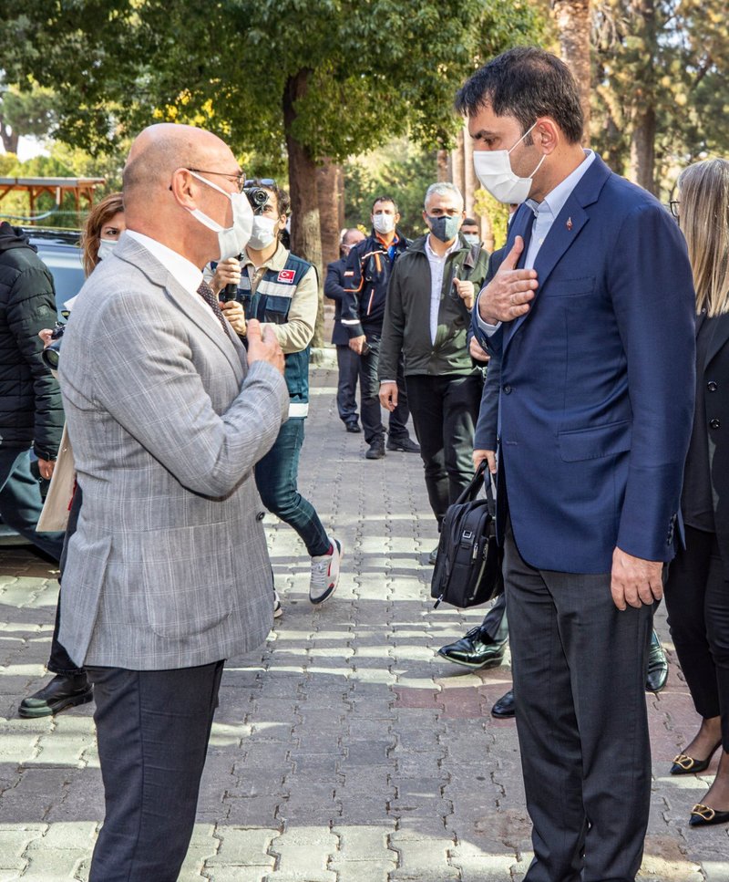 BAKAN KURUM'DAN SOYER'E GEÇMİŞ OLSUN ZİYARETİ