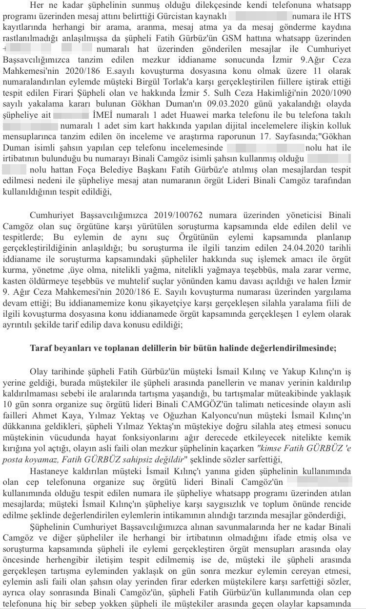 SAVCILIKTAN İDDİANAME HAZIR