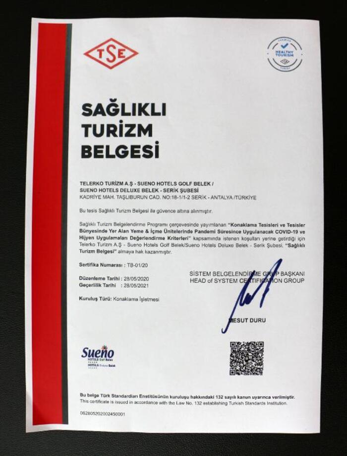 Sertifikalı otel sayısı yükseldi