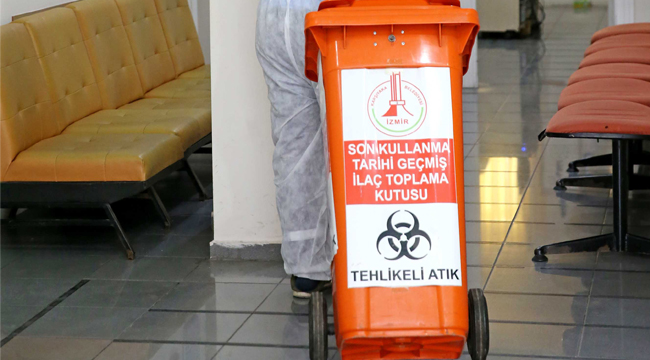 KARŞIYAKA’DA ATIK İLAÇLAR ÇÖPE GİTMEYECEK