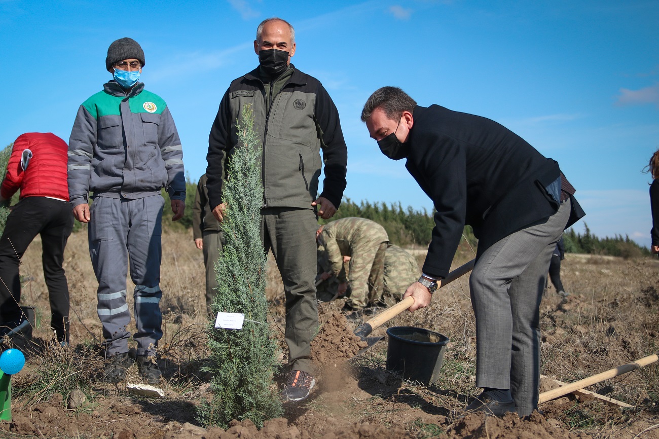 BERGAMA'DA FİDAN DİKİM BAYRAMI