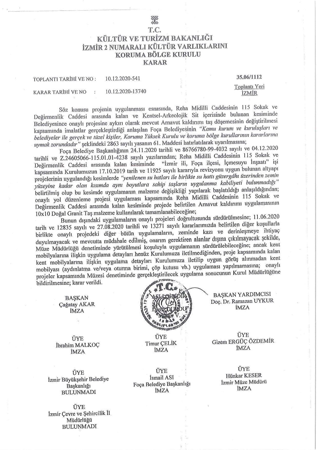 KARATAŞ'LAR İÇİN KARAR VERİLDİ