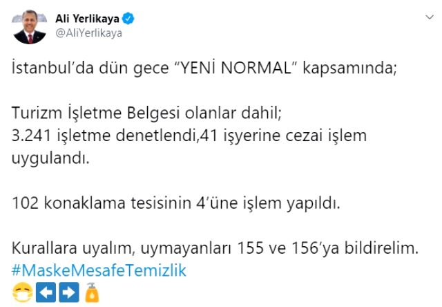 Koronavirüs tedbirlerine uymayan işletmelere ceza yağdı