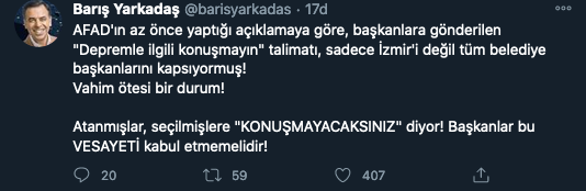 GAZETECİ YARKADAŞ İLE AFAD BAŞKANI TARTIŞTI!