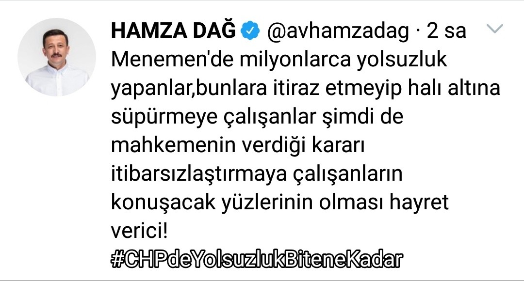 AK PARTİ'DEN CHP'YE SERT YANIT