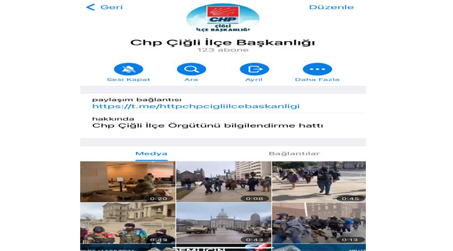 CHP ÇİĞLİ GRUBUNDA KÜFÜRBAZ PAYLAŞIMLAR