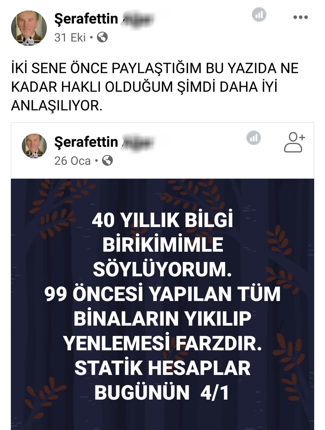 TUTUKLU MÜTEAHHİTTEN ŞAŞIRTAN PAYLAŞIM
