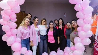 Balçova belediyesi'nden Onkolojik Adalet için pembe ışık mesajı