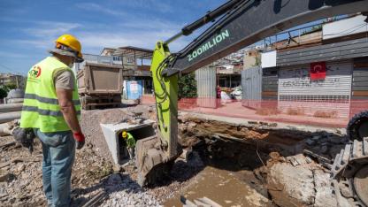 Bayraklı Tepekule’nin altyapısı tamamlandı