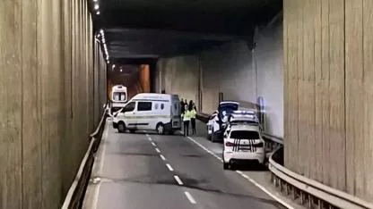 Beşiktaş’ta alt geçitte motosiklet kazası