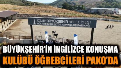 Büyükşehir'in İngilizce Konuşma Kulübü öğrencileri Pako'da