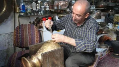 Gaziantep’te ilmek ilmek işlenen bakır ibrikler 100 bin TL’ye satılıyor