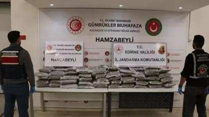 Gümrük Kapısı'nda 105 kilo esrar ele geçirildi