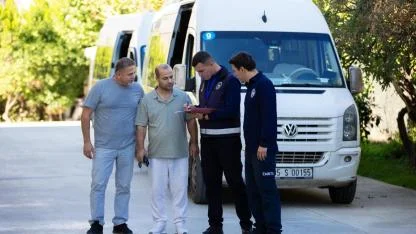 Narlıdere'de okul servislerine sıkı denetim