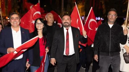 Ödemiş’te Cumhuriyet Coşkusu