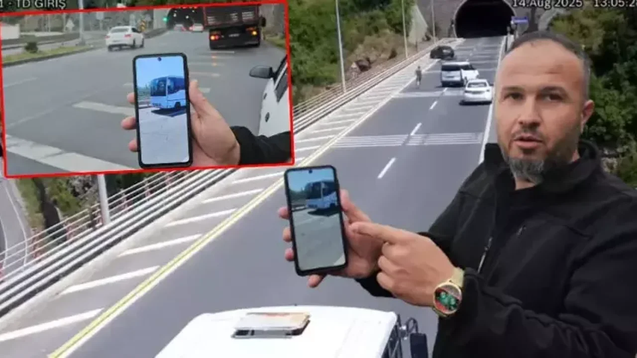 Otobüs nedeniyle kaza yaptığını iddia edip şikayetçi oldu