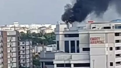 Pendik'te hastanede yangın