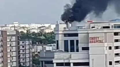 Pendik'te hastanede yangın