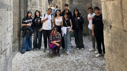 Pergamon Antik Kenti’nde dil becerilerini geliştirdiler