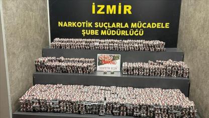 Rekor miktarda sentetik ecza yakalandı