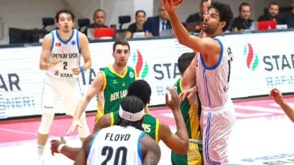 Aliağa Petkimspor, Avrupa'da yükselişini sürdürüyor