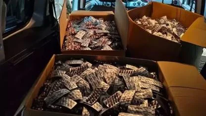 Balıkesir'de 95 bin sentetik hap ele geçirildi