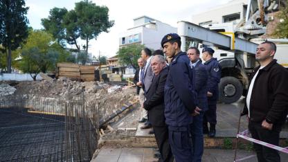 Cami temeli dualarla atıldı