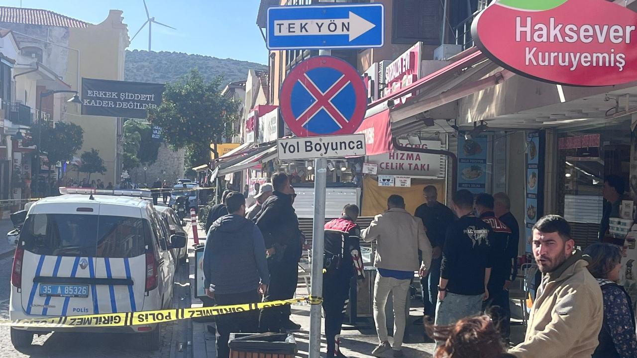 Çeşme&#039;de midyeciye silahlı saldırı girişimi