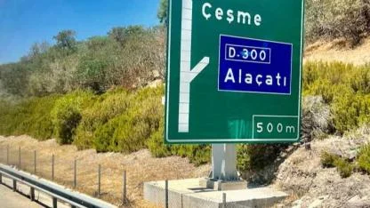 Çeşme'de motosiklet kazası